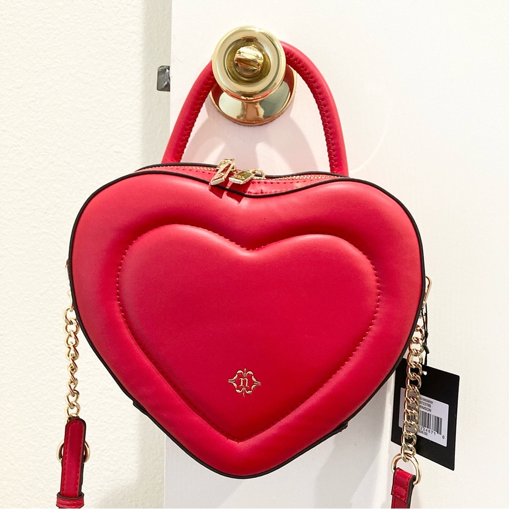 Nanette Lepore red heart bag Barbie new preppy Barbiecore purse
